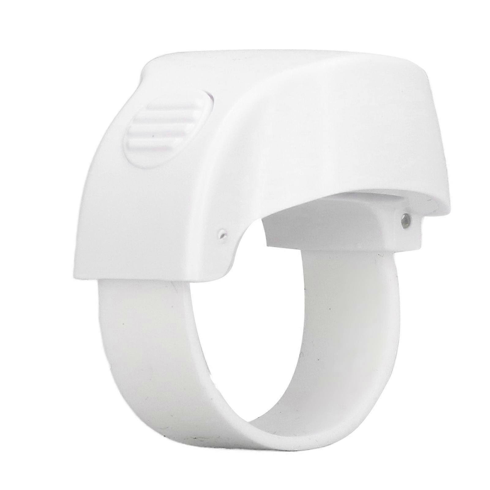 Selfie remote control, Bluetooth controller compatible with mobile phone, selfie ring, white