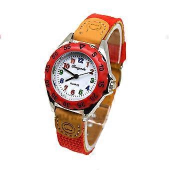 Kids Watch Boys Girls Quartz Watch for Kids Use Red Strap