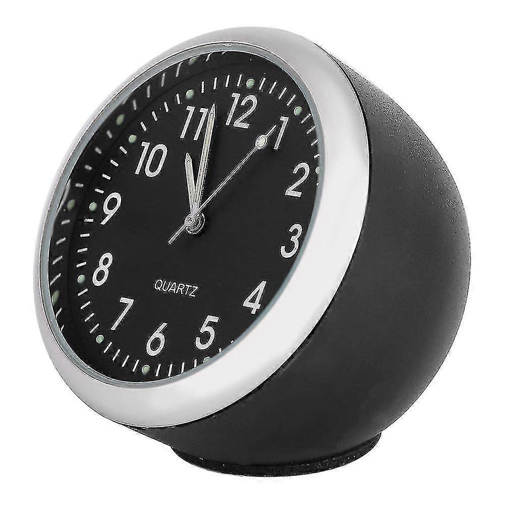 Self-adhesive Black Car Clock