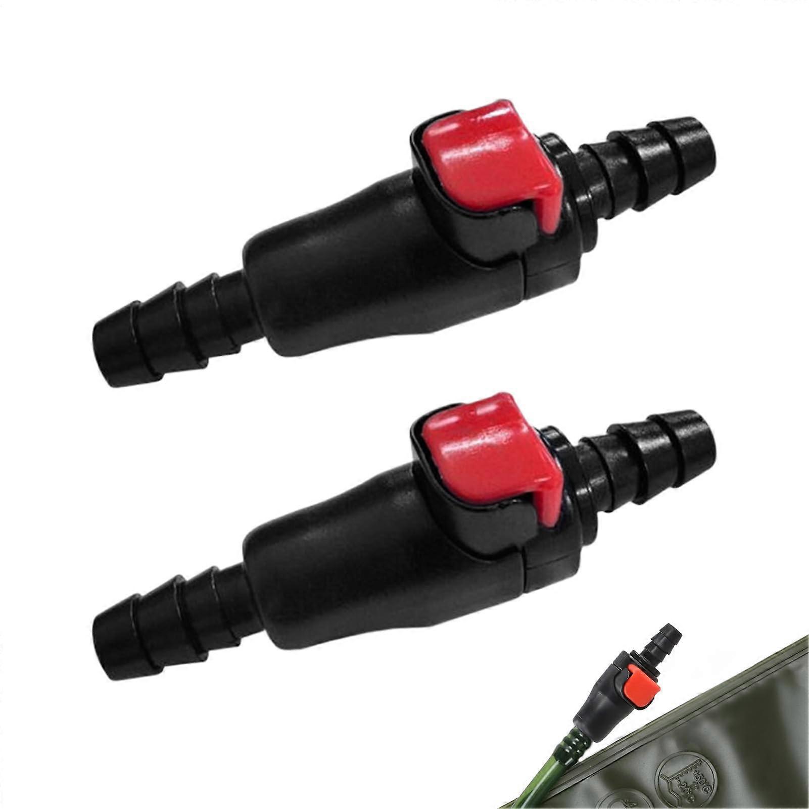 Leakproof Hydration Bladder Connector 2Pack Quick Connect Water Bladder Adapter for Hiking Camping