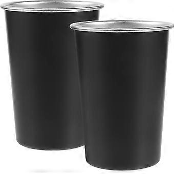 Portable Water Cups Stainless Steel Cups for Camping 10Pcs Practical Use