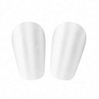 1 Pair of Mini Professional Football Shin Guards, Anti-Slip Shin Guard Set, White