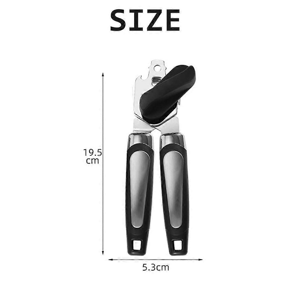 Can opener, Manual, Black/Silver