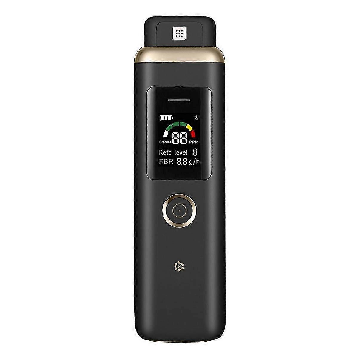 Professional Ketone Breath Analyzer High Accuracy Black