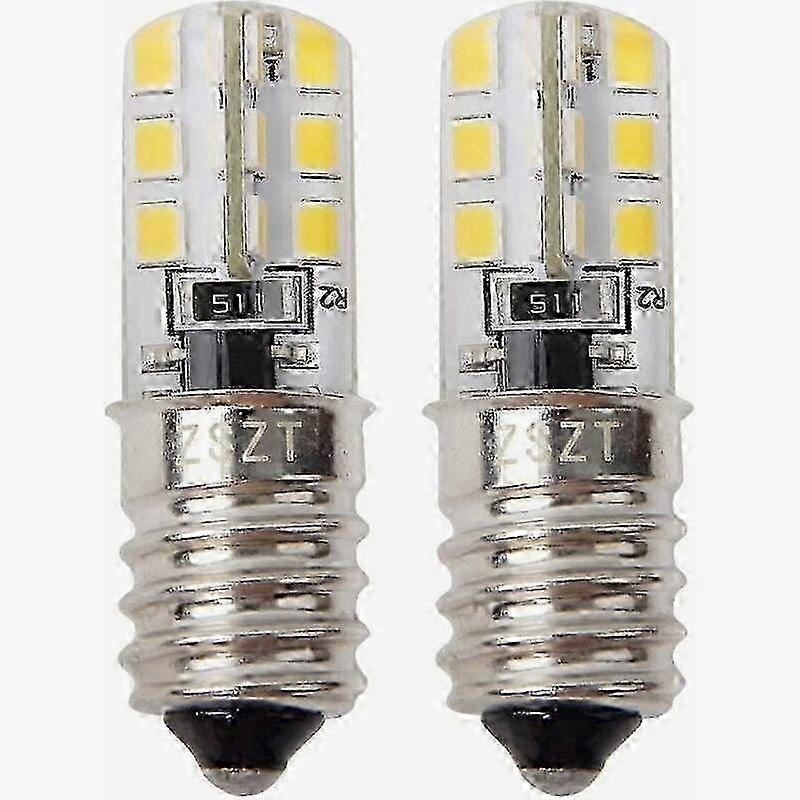 LED E14 2W Fridge Bulb, Warm White, Waterproof, 2-Pack