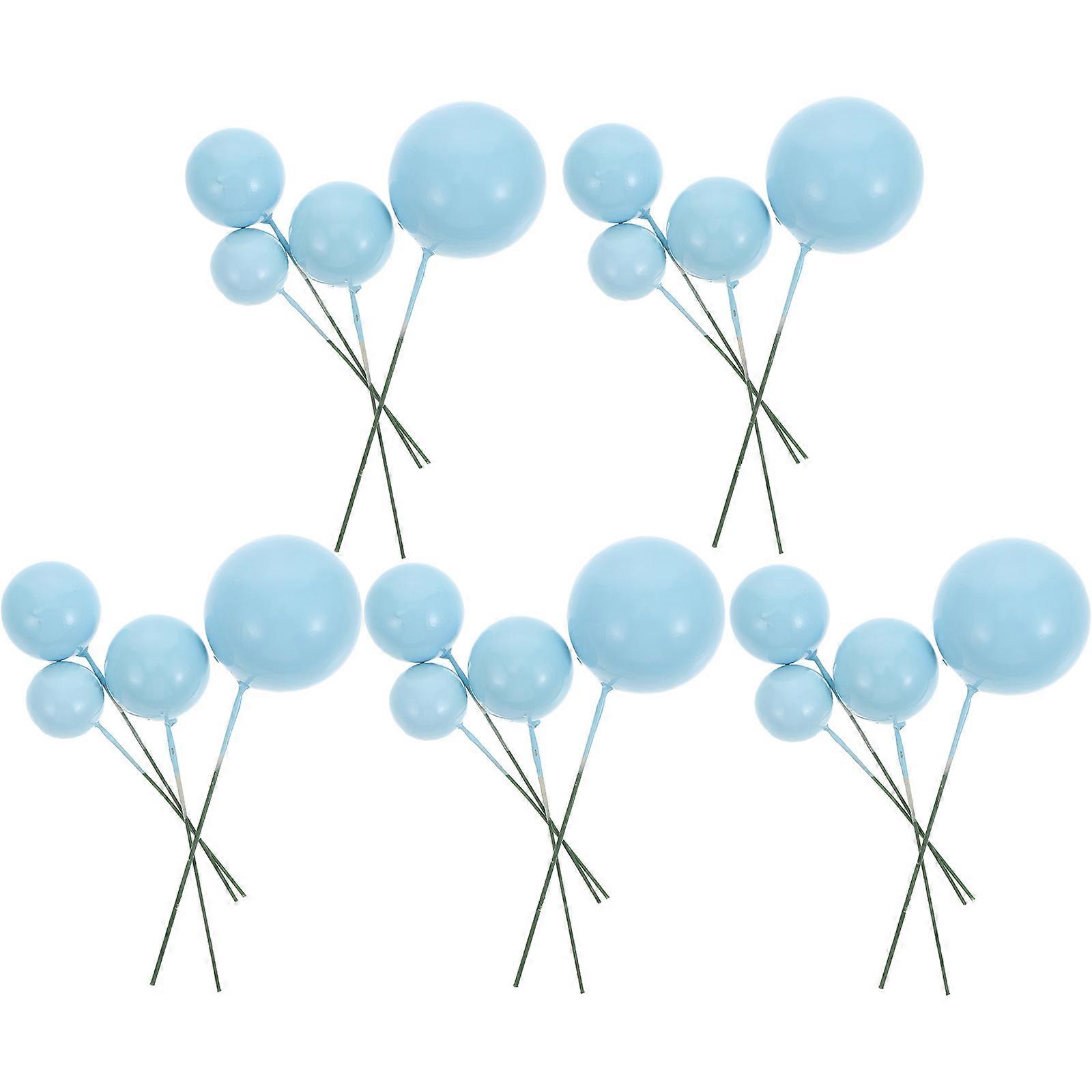 20 Pcs Creative Three-dimensional Decorations Cake Inserts Balloon Decorations
