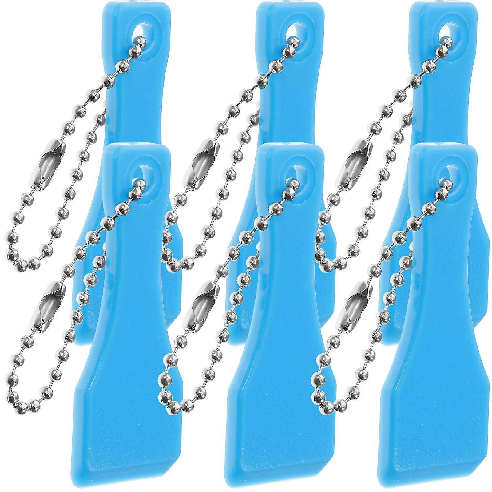 Blue Plastic Tool for Ticket Scratching 30Pcs Portable Kit