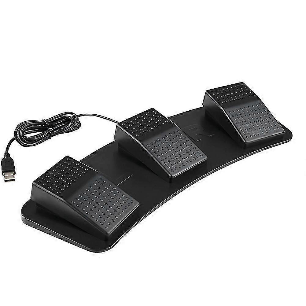 בקר USB לשלושה רגליים מותאם אישית מקלדת גיימינג מולטימדיה פעולה דוושת למחשב ZAT
