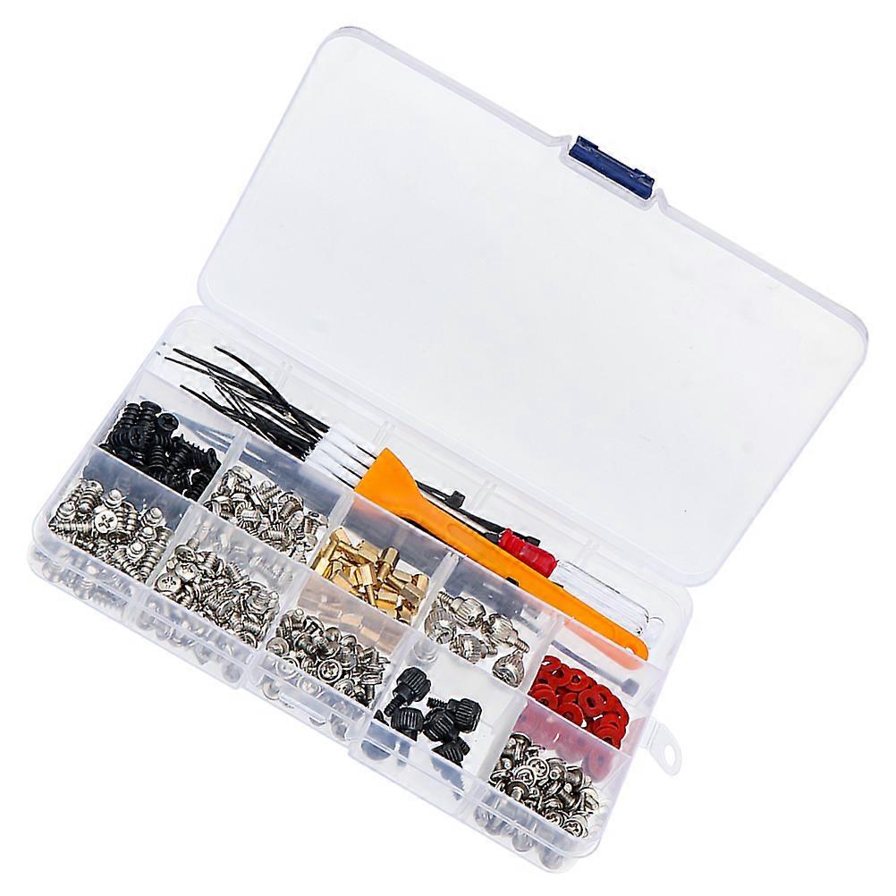 Computer Case Screw Kit for Assembly with 1Set Assorted Screws Cable Ties