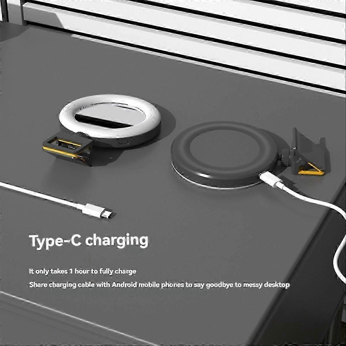 Selfie Ring Light Rechargeable Portable Clip on Selfie Ring Light