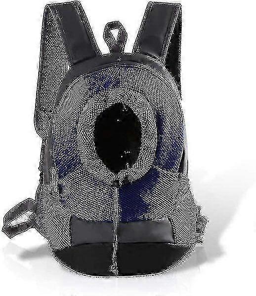 Dog backpack, size S, breathable, stable with side pockets