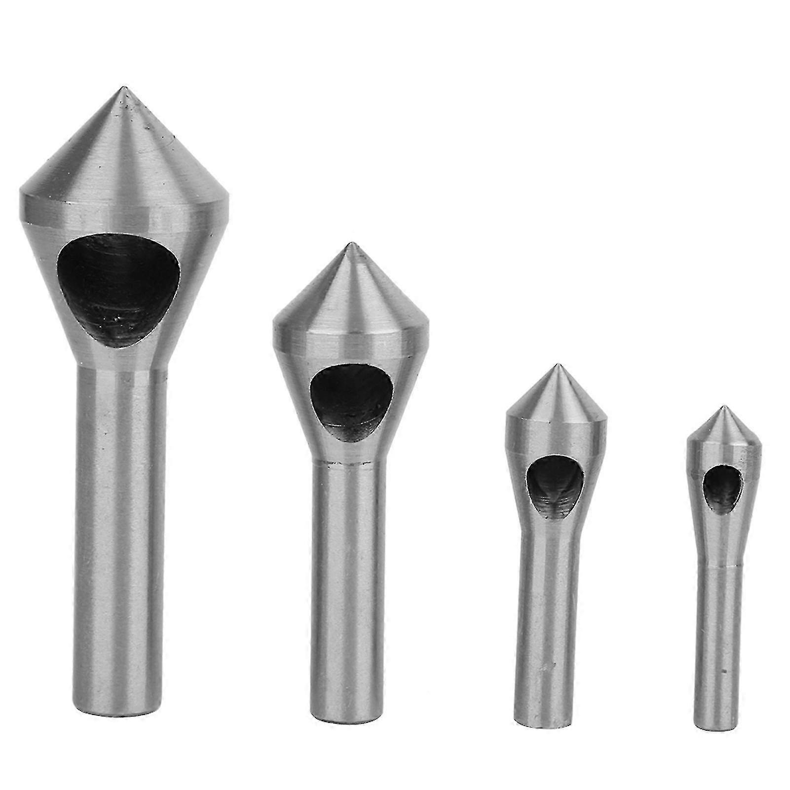 4Pcs HSS 90° Chamfer Deburring Set