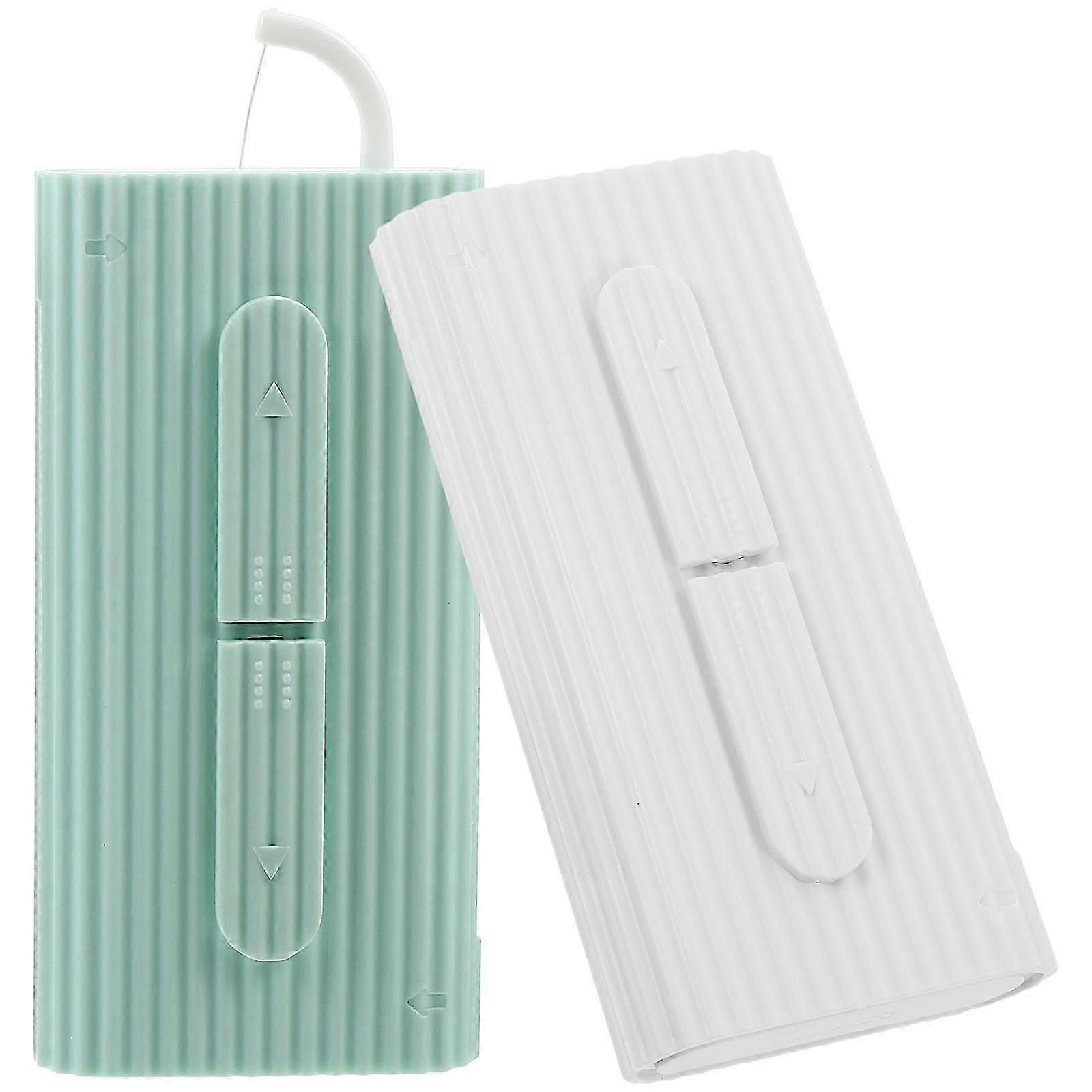 Compact Teeth Floss Organizer for Daily Use 2Pcs Assorted Color