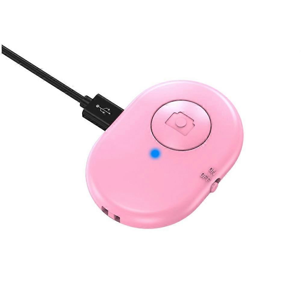 Wireless Bluetooth Remote Controller Rechargeable Self-Timer Selfie Stick Shutter Release Button for IOS Android