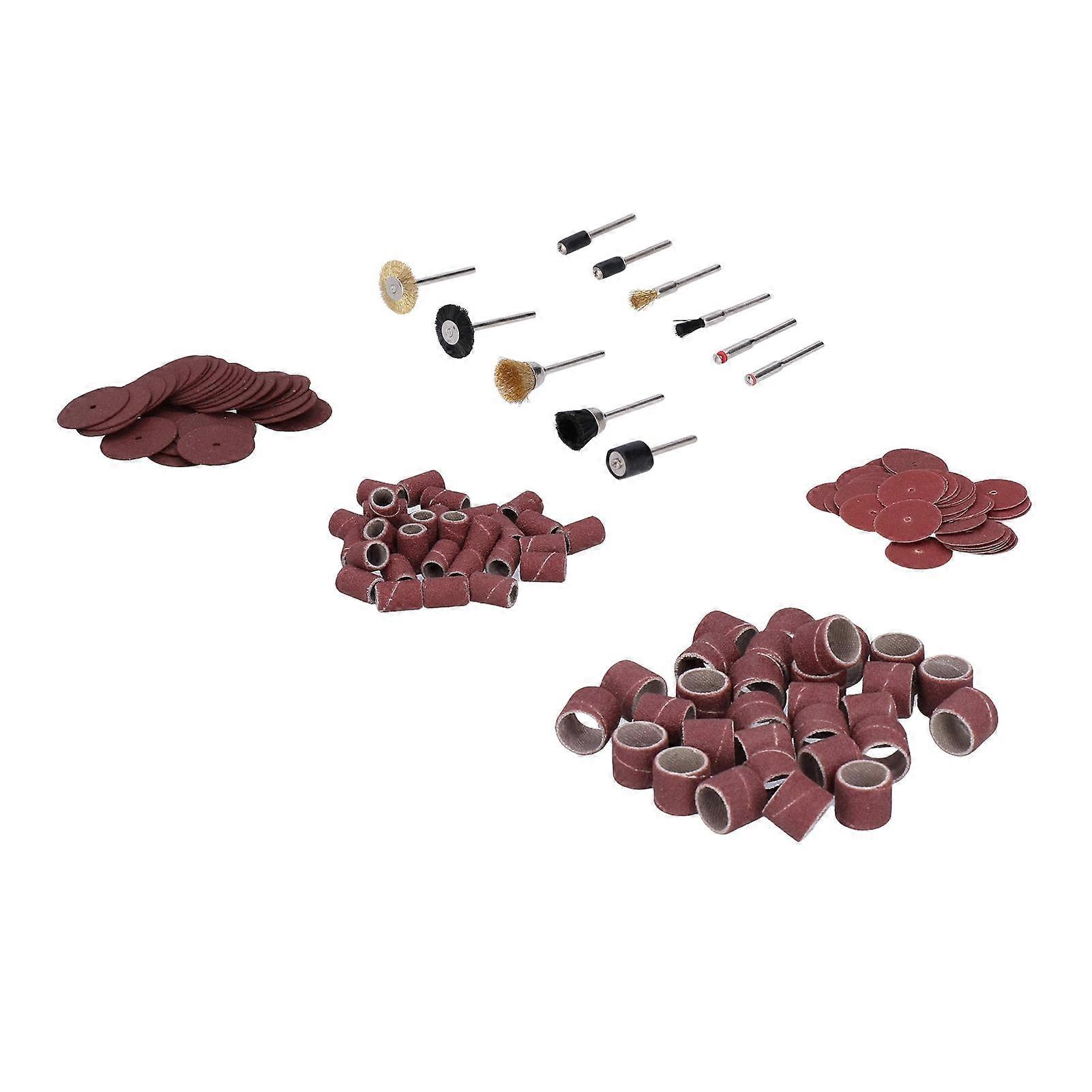 Sanding Set with Mandrels Bands Brushes Dust Removal Angle Grinder Accessory Kit