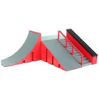 Finger Skateboard Ramp Set with Smooth Transitions, Mini Fingerboard Skate Park Toy Gift for Kids