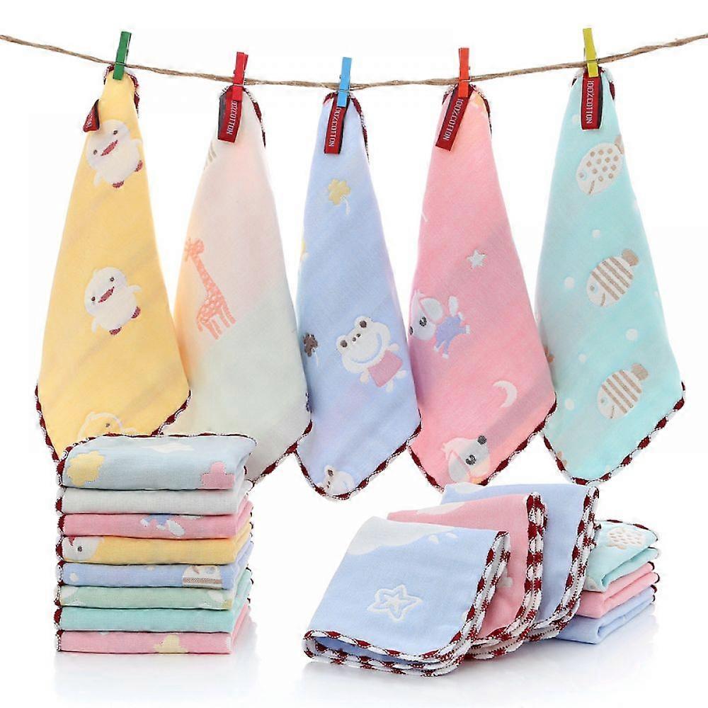 Soft Gauze Burp Cloth Set Quick-Dry