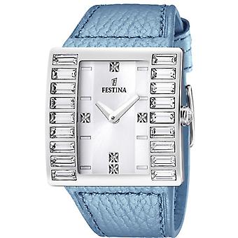 Festina reloj para Mujer Analógico de Cuarzo con brazalete de Piel de vaca F16538/5