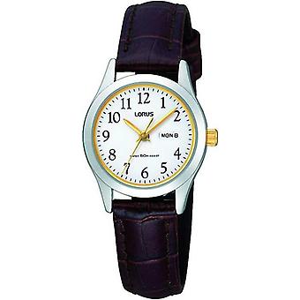 Lorus Watches Quartz Analog Woman Watch with RXU25AX9 Cowskin Bracelet