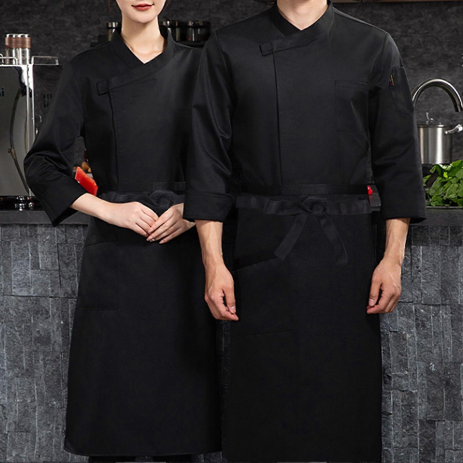 Oil Resistant Washable Half Apron With Pockets