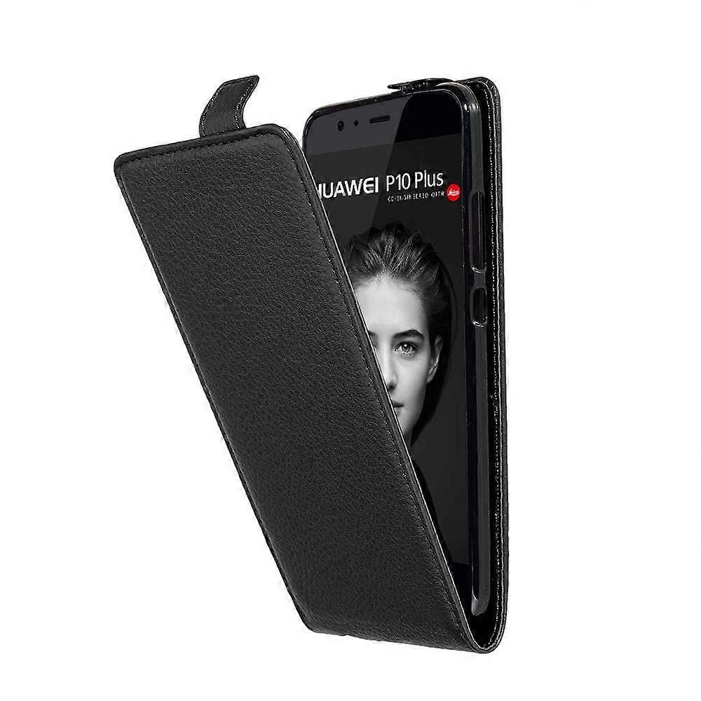 Case compatible with Huawei P10 PLUS, flip case - with textured surface