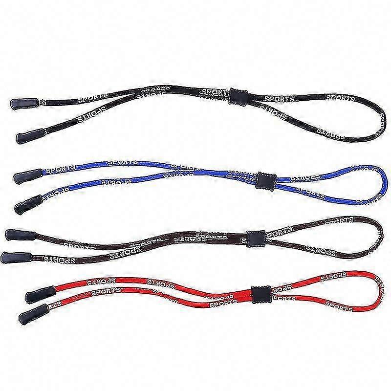 4 Pack Sports Glasses Strap compatible with Secure Comcompatible withtable Fit