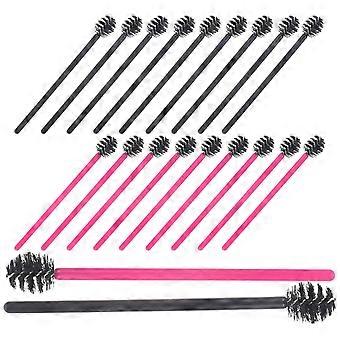Disposable Eyelash Brushes Lash Brush for Makeup Use 100Pcs Assorted Color