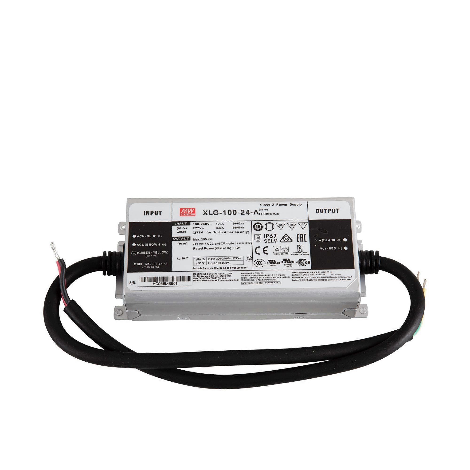 LED voeding transformator 24 V, 96 W met temperatuurbewaking