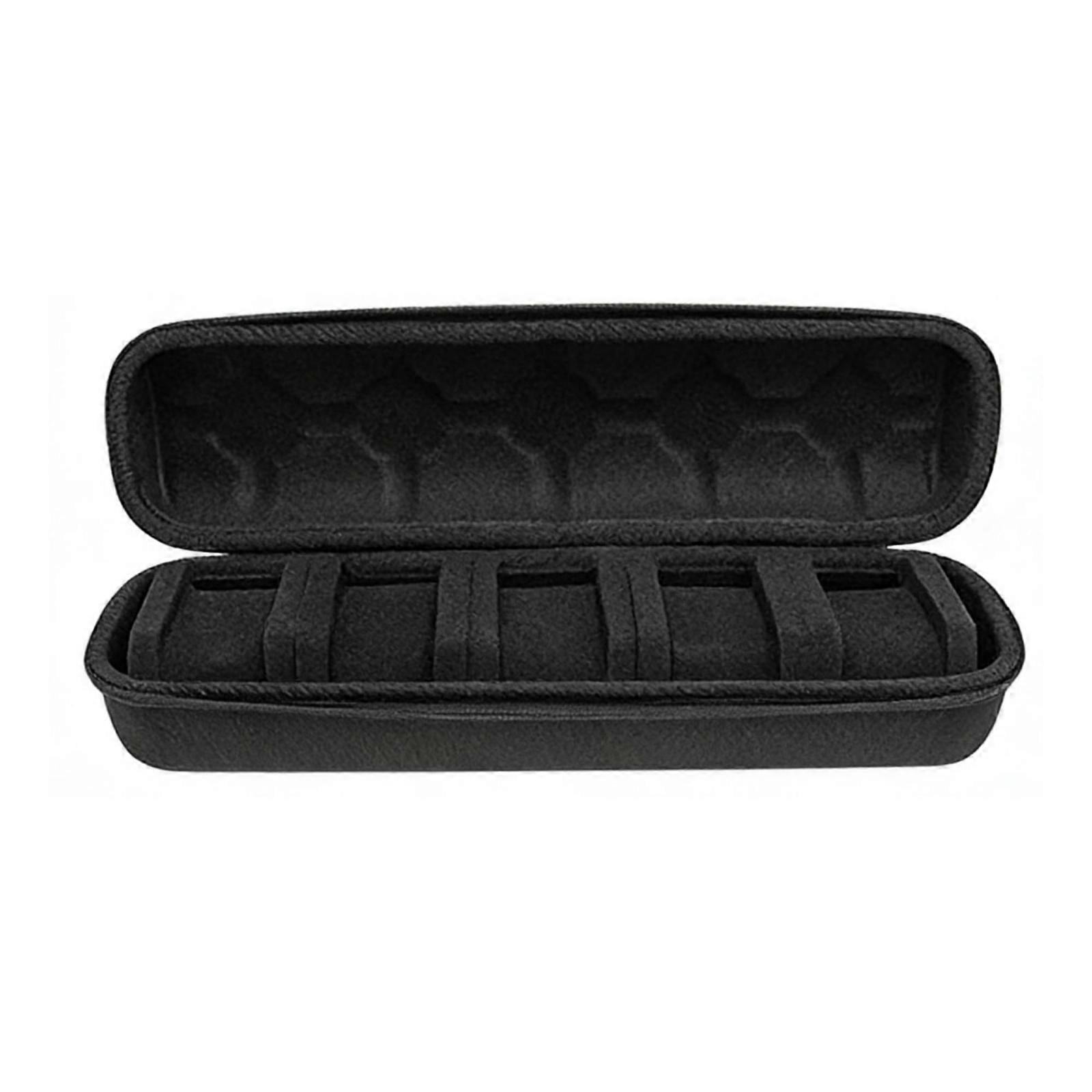 Watch Case with Foam Inserts Zippered Watch Case with Slots Shockproof