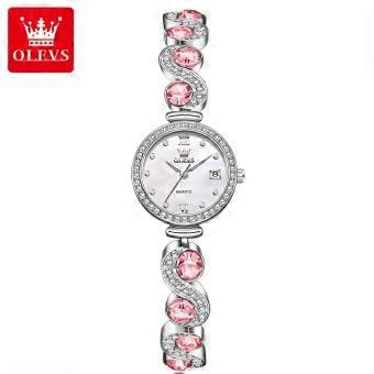 OLEVS 5633 – Elegancki łańcuszek do zegarka, luksusowy design, modny i stylowy. Idealny jako prezent dla kobiety. Zegarek kwarcowy.