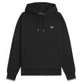 Men's Fred Perry Men's Black Hooded Sweatshirt