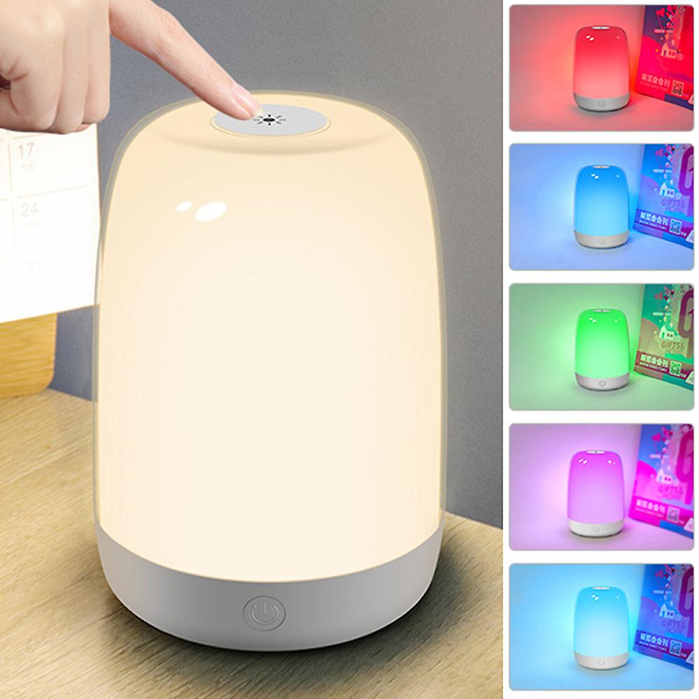 Wake Up Light Alarm Clock Sunrise Function 5 Natural Sound Led Night Light