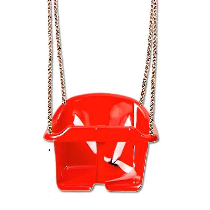 Sedile oscillante in corda con corda e anelli di montaggio