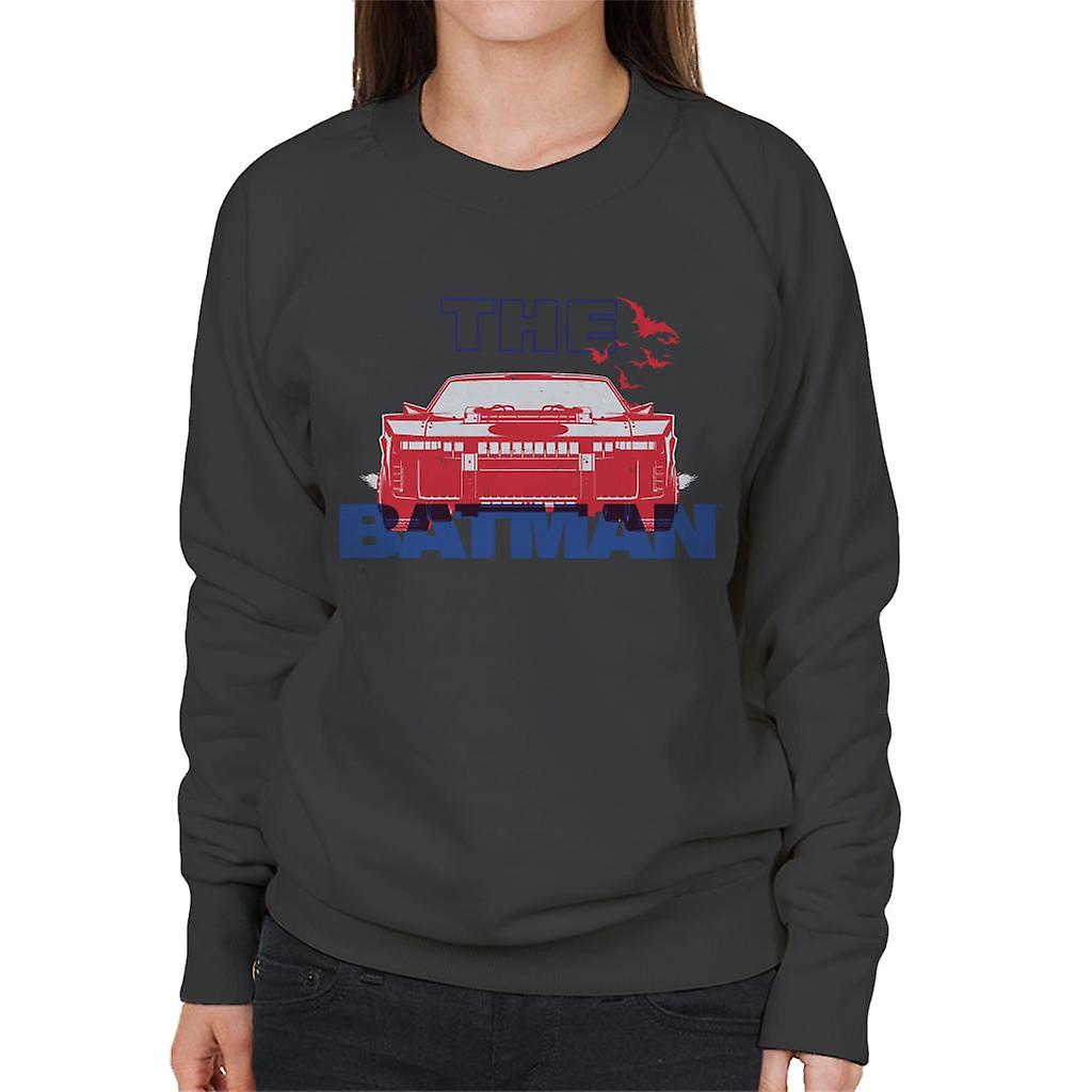 The Batman Red Batmobile Women's Sweatshirt