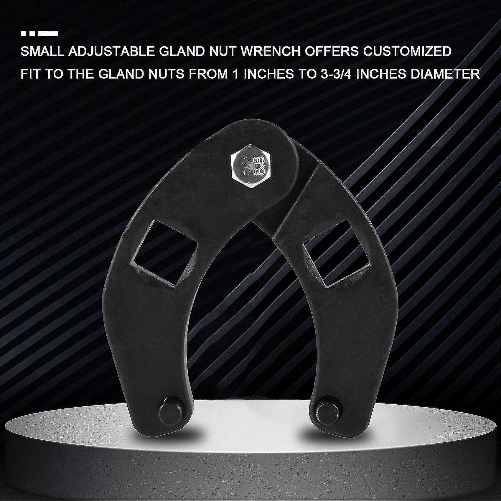 1266/7463 Spanner Tool Land Nut Wrench Adjustable For Hydraulic Cylinder Black E - Foto 10