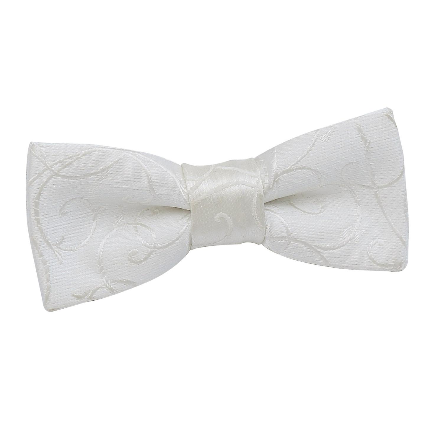 Ivory Swirl Pre-Tied Bow Tie for Boys