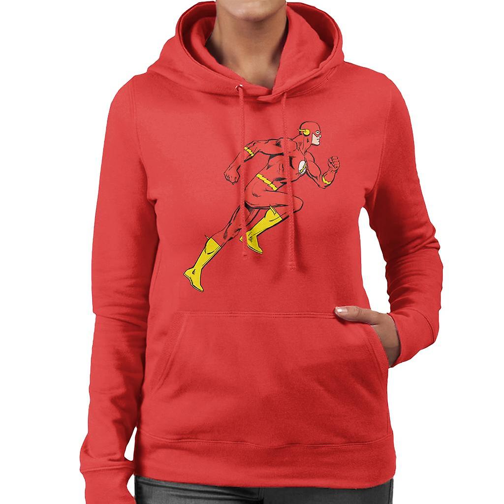 The Flash Comic Running Women's Hooded Sweatshirt