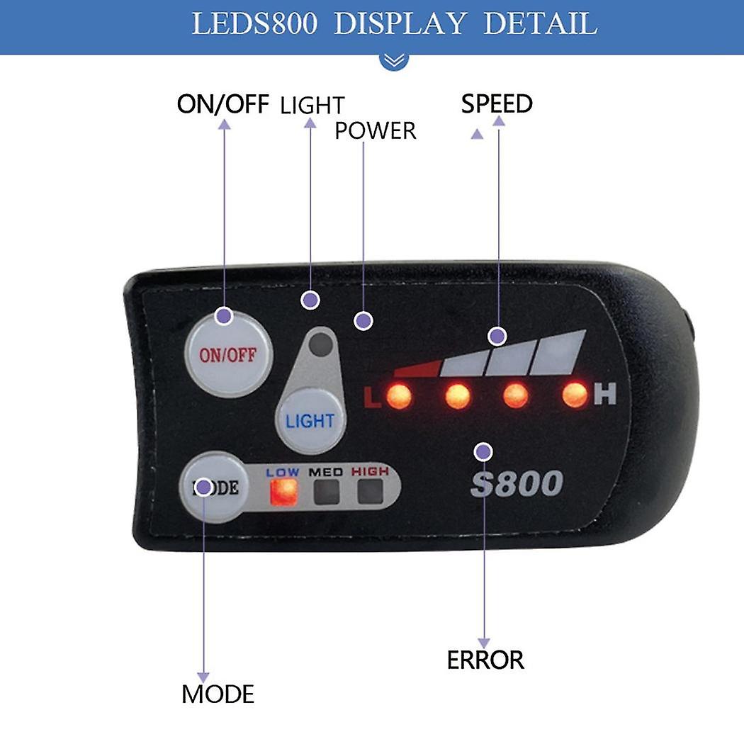 Demeras Bicycle Control Panel E Bike Plastic Controller