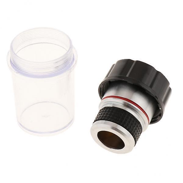 2x4X Oil Spring Achromatic Objective Lens for Biological Compound Microscopes