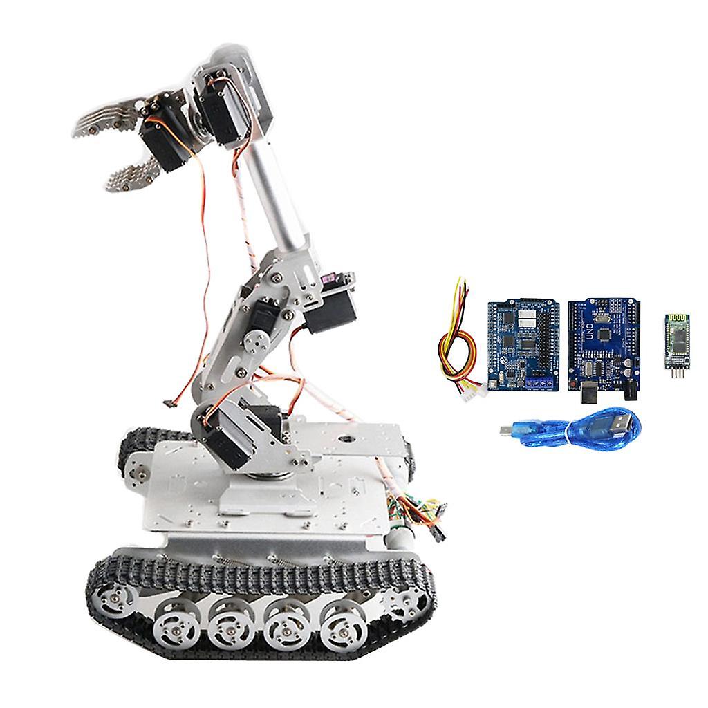 Bluetooth-Steuerung DIY Roboter Kit Mobile Plattform 8DOF Mechanischer Arm