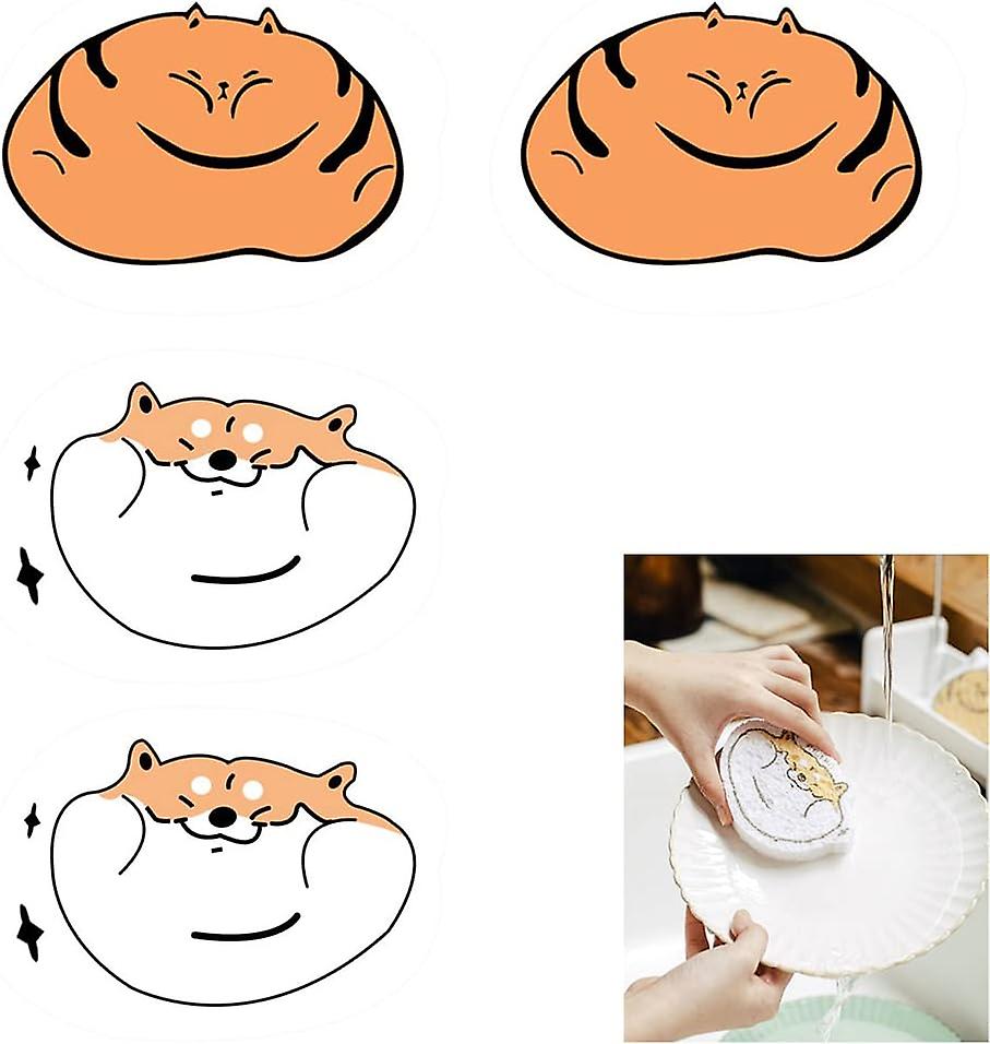 Dish Sponge,Kitchen Sponge,Eco-Friendly Anti-Scratch Sponge,Bathroom Sponge,Super Effective Sponge Scraper,