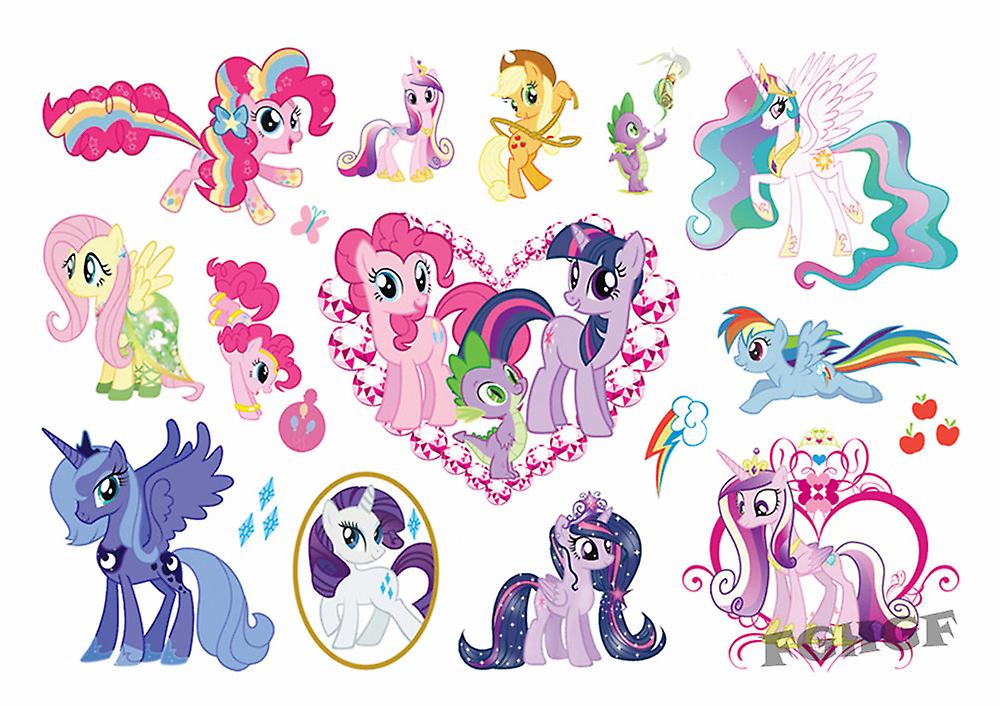 My little poni 15 kpl lasten tatuoinnit tatuointi