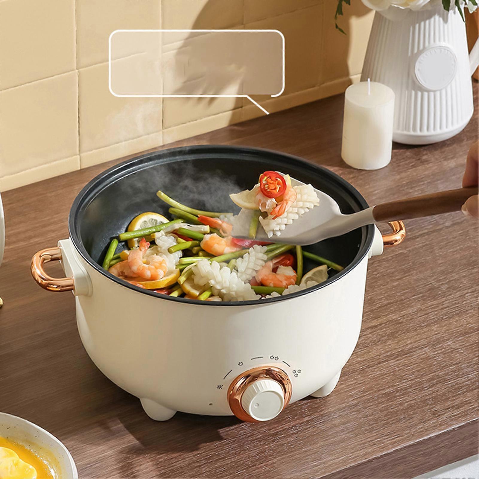 3-speed electric hot pot, even heating, overheat protection, multifunctional electric cooker for dormitory
