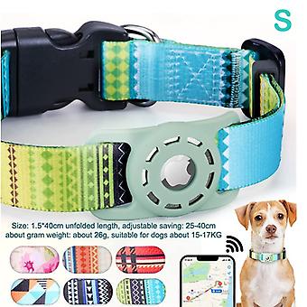 Digital Printing Airtag Collar Adjustable Puppy Kitten Necklace Collar Apple