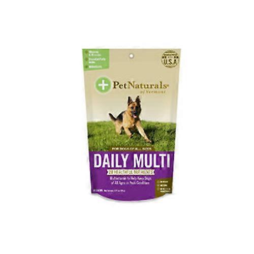 Pet Naturals of Vermont Daily Multi for Dogs,30 片咀嚼片(2 件装)
