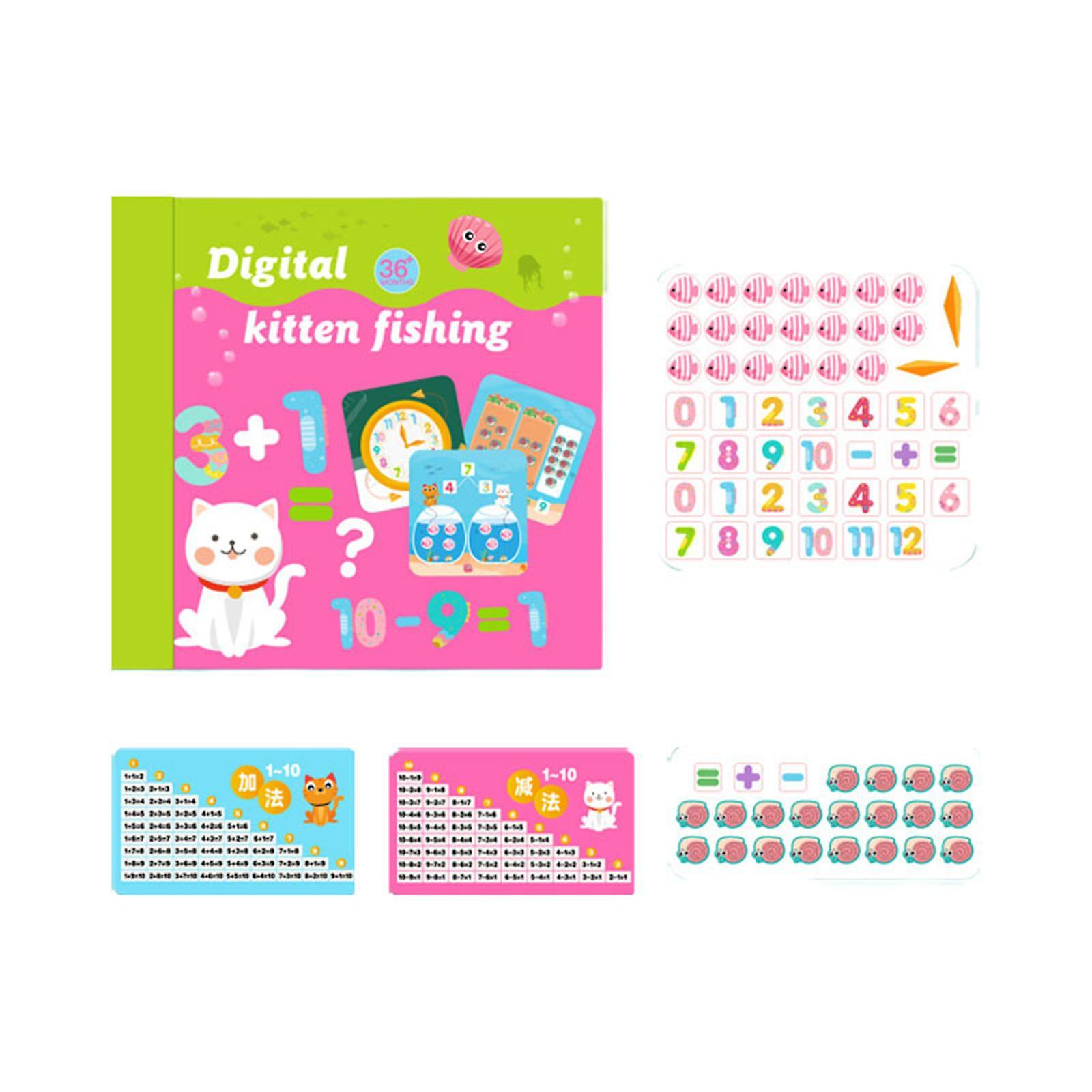 Numbers Counting Toy Math Manipulatives Ten Frame Set for Boys Kids Children