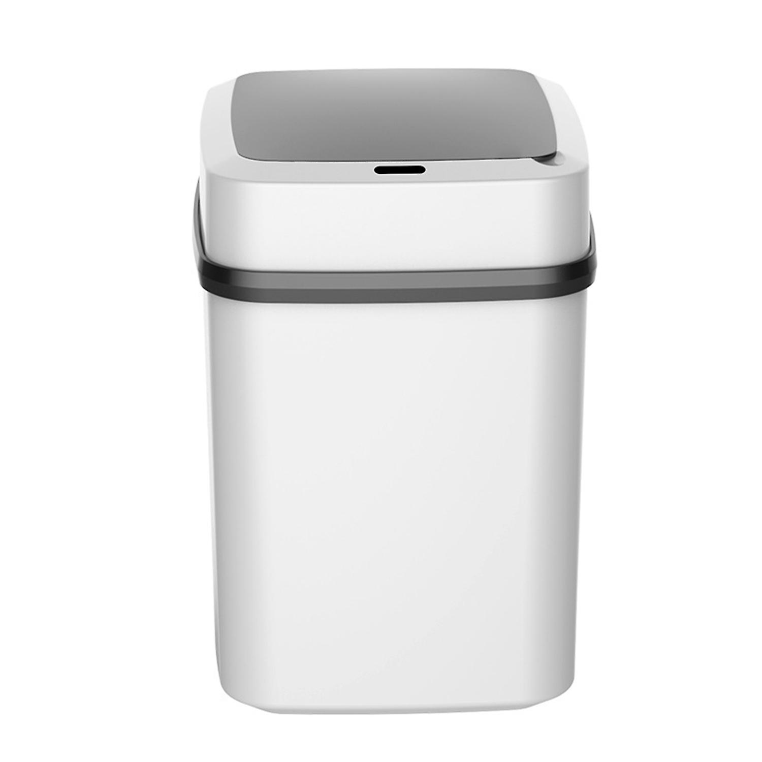 Electric Trash Can Sensitive Mute Odor Isolation Waterproof Automatic Motion Sensor Kick Vibration R
