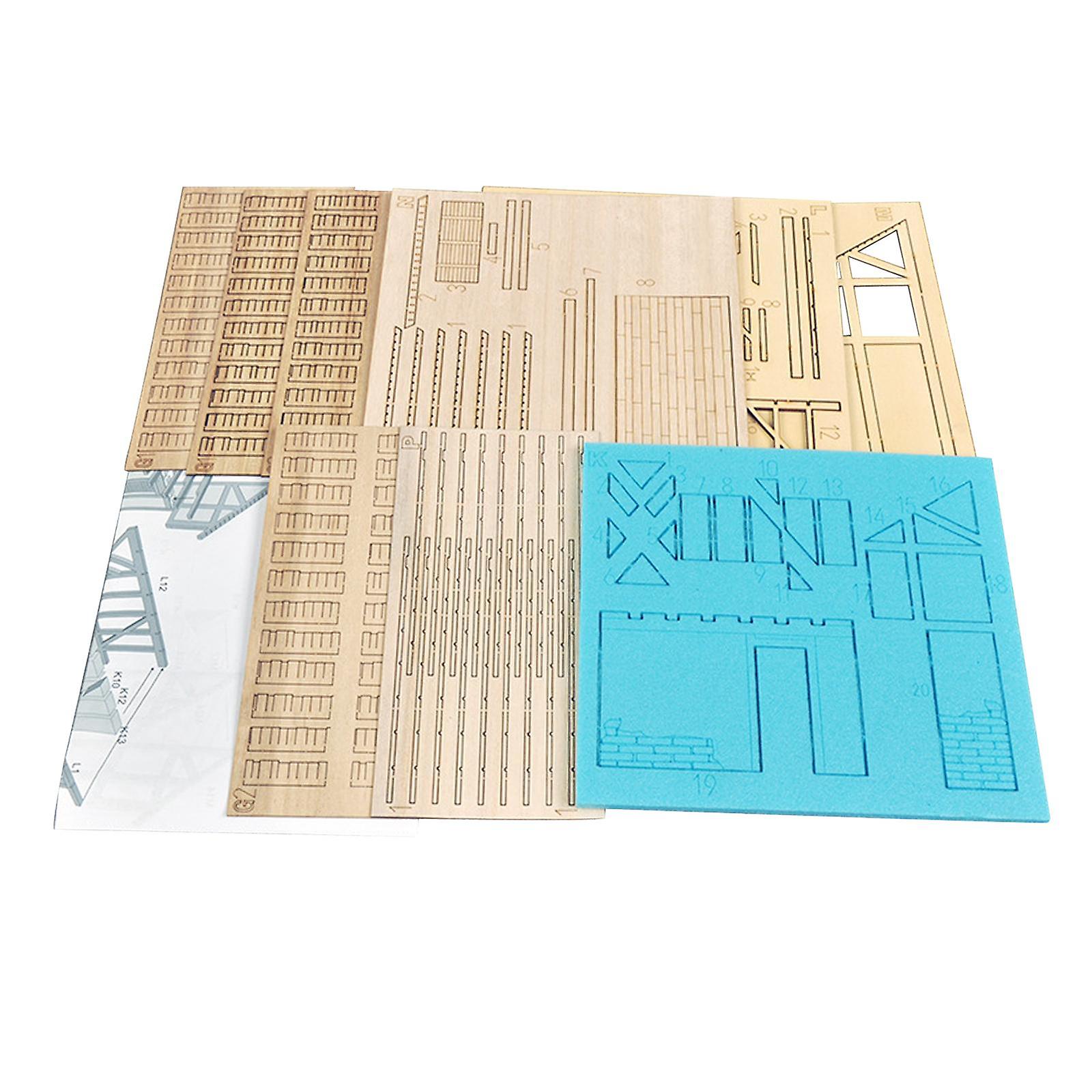 1:35 Scale Architecture Miniature for Model Building Layout Miniature Scenes Style A