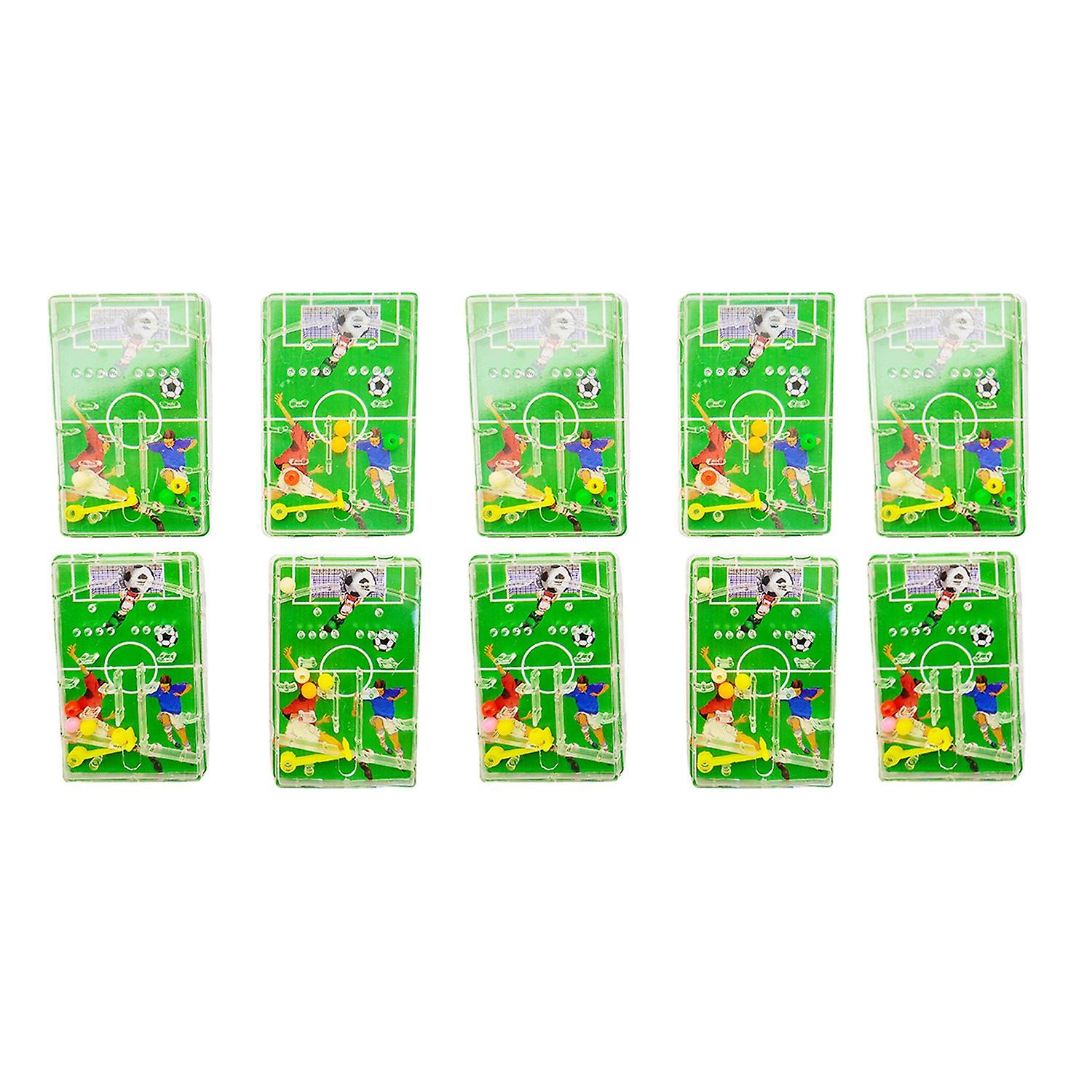 10Pcs Portable Football Pinball Game Simple Operation Compact Size Portable Body Ejection Toys Party