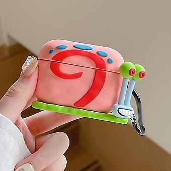 Cute Cartoon Funny 3d Snails Soft Silicone Earphone Case For Airpods Pro  Headphone Protective Cases For Airpods Cover